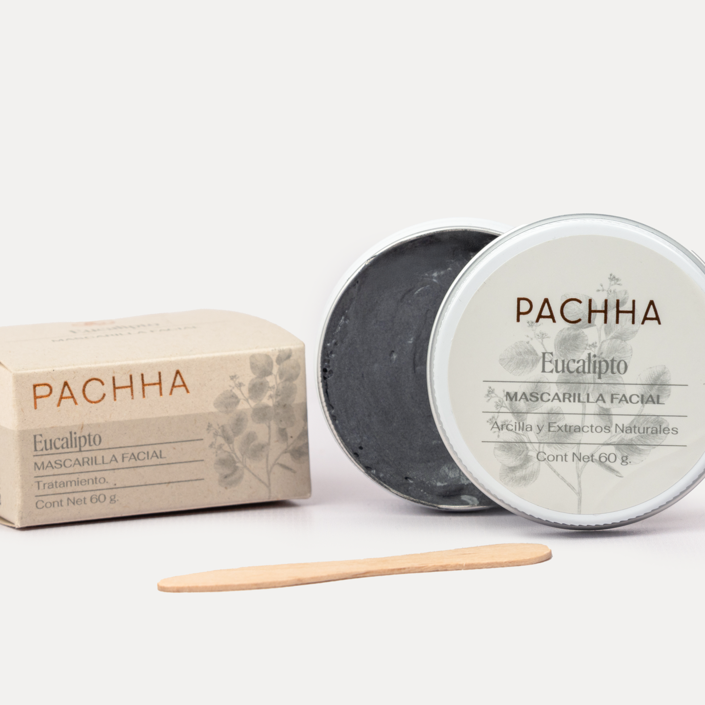 Mascarilla Facial - Eucalipto y Carbon 60Gr