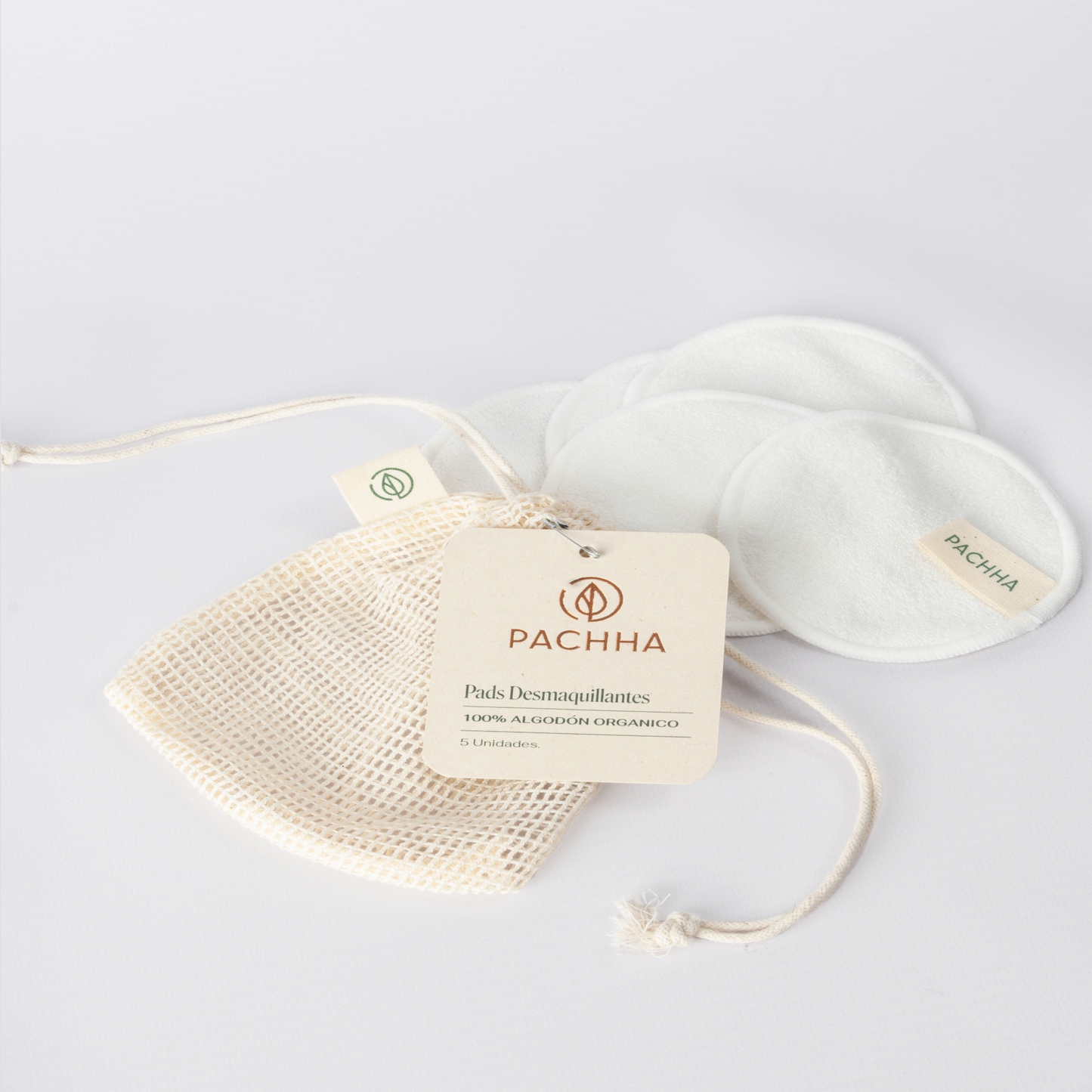 Pads Desmaquillantes Reutilizables x 5 Unidades