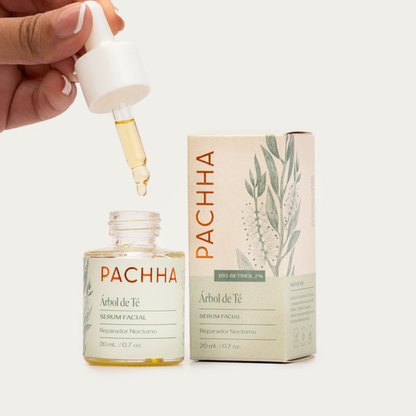 Serum Reparador Nocturno - Árbol de Té (Bio-Retinol) 20mL