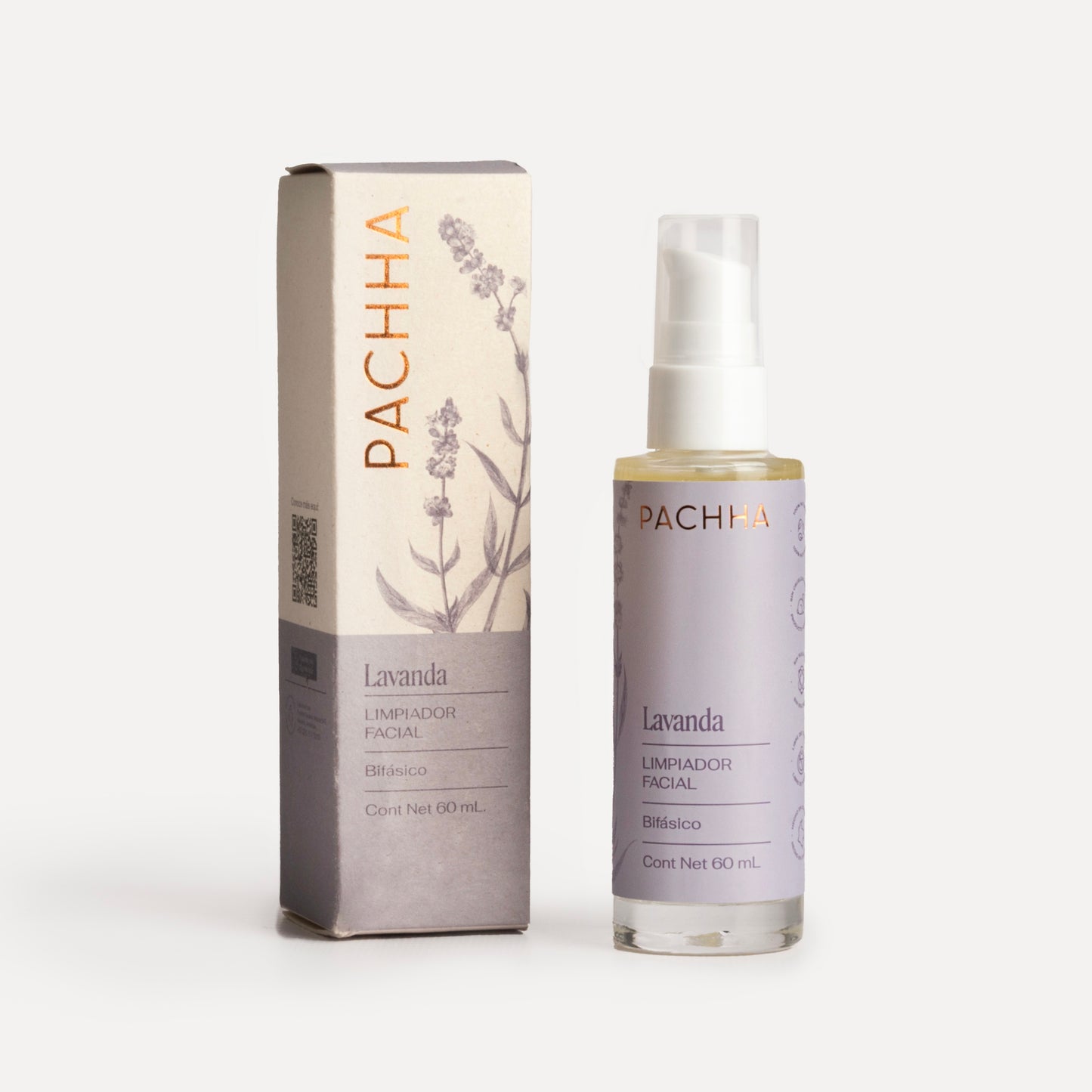 Limpiador Facial Bifasico - Lavanda 60mL